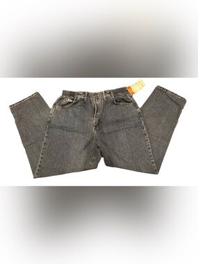 Lee Jeans Relaxed Fit Side Elastic Straight Leg Comfort Waist Women 14 P Stretch